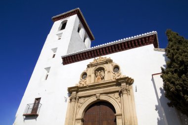 San Nicolas church, Granada clipart
