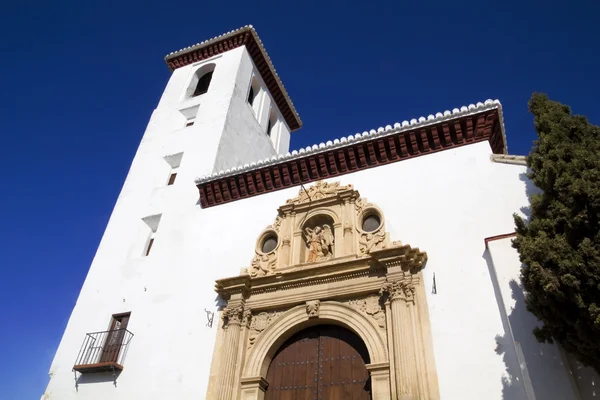 stock image San Nicolas church, Granada