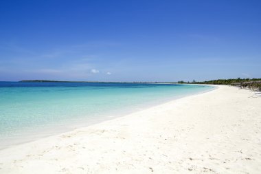 Beach of Cayo Santa Maria. Cuba clipart