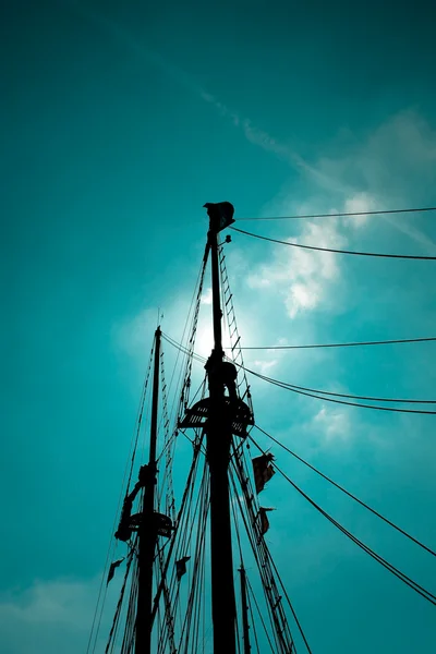 Die Masten eines Schiffes — Stockfoto