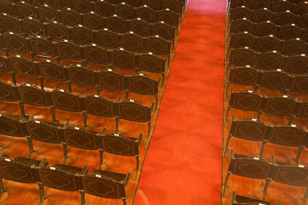 Rows and chairs an theater, — Stock Photo, Image