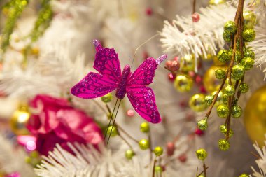 Christmas Butterfly clipart