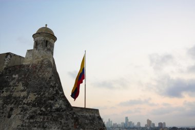 San felipe de barajas castle. Cartagena de Indias, Kolombiya