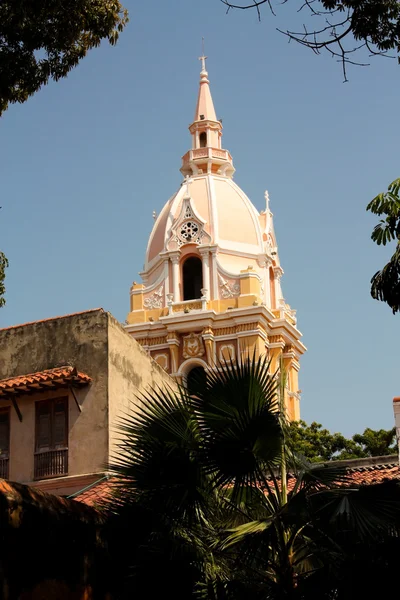 Kathedraal van Cartagena de Indias, Colombia — Stockfoto