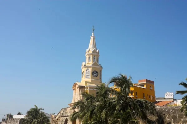 A Torre do Relógio. Cartagena de Indias, Colômbia — Fotografia de Stock