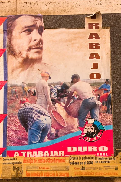 革命的海报。古巴 — 图库照片
