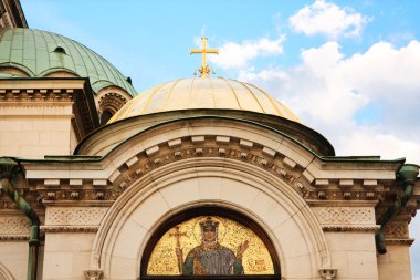 The St. Alexander Nevsky Cathedral, Sofia, Bulgaria clipart