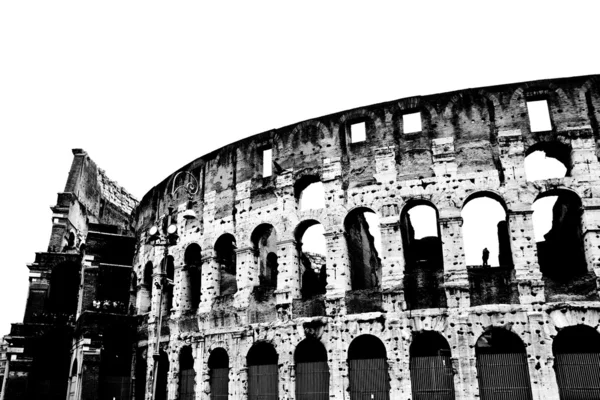 Koloseum, Řím. Itálie. — Stock fotografie