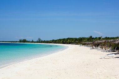 Beach of Cayo Las Brujas. Cuba clipart