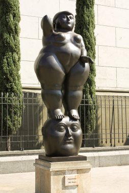 Thought by Botero, Medellin. clipart