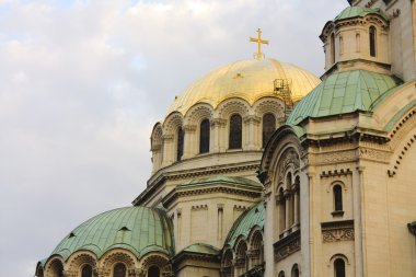 Detail of The St. Alexander Nevsky Cathedral clipart