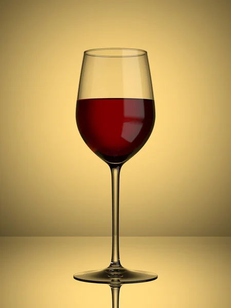 Red Wine glass — Stock Photo, Image