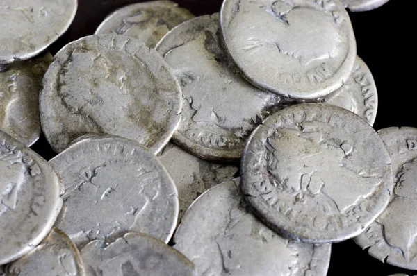 Antické mince — Stock fotografie