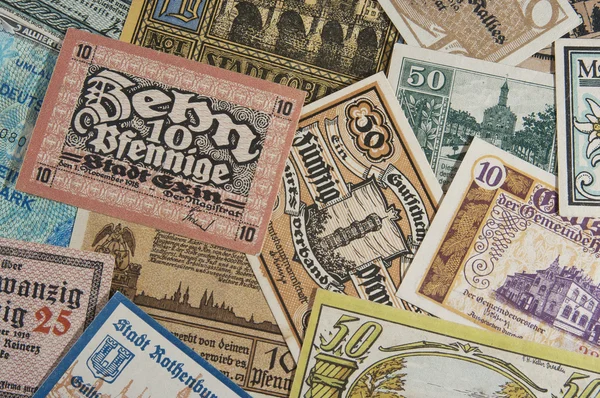 Παλιά Γερμανικά χρήματα — Φωτογραφία Αρχείου