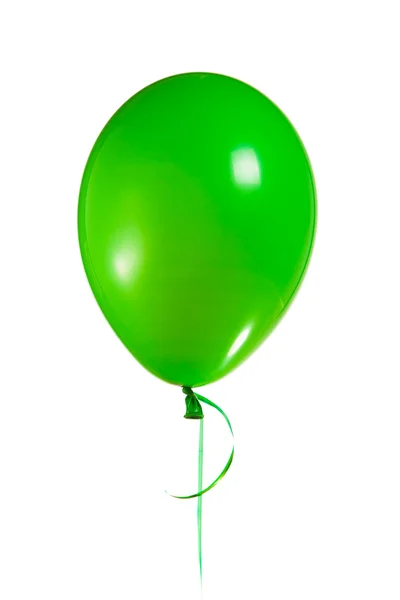 Zielony balon — Zdjęcie stockowe