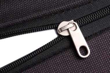 Zipper with white background clipart