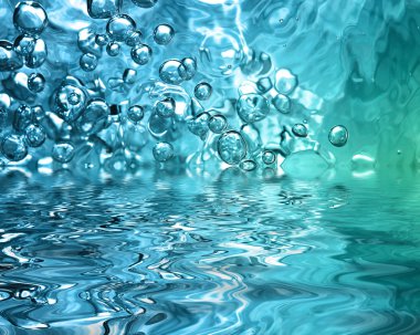 Abstract water reflection clipart