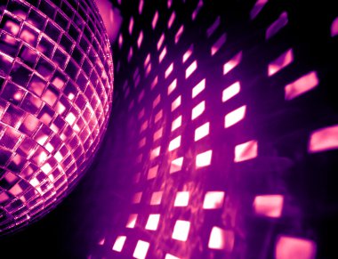 Purple disco background