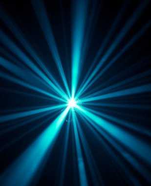 Blue disco lights background clipart