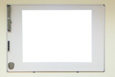 Projector screen desk board clipart