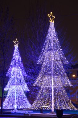 Noel neon ağacı