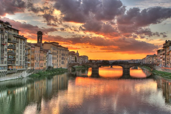 Sunset in Florence, Italy — Stock Photo, Image