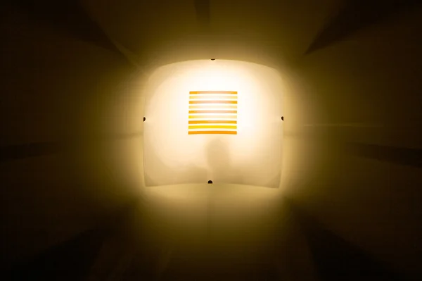 Kwadrat lampka — Zdjęcie stockowe