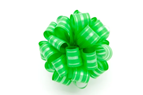 Zelená luk izolovaných na bílém — Stock fotografie