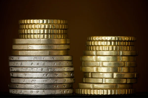 Columns of coins — Stock Photo, Image