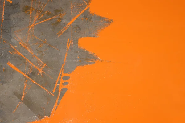 Farbe auf dem Fußboden verschüttet — Stockfoto