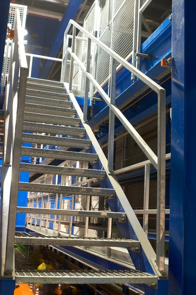 Stairs in the factory area — Stock Photo, Image