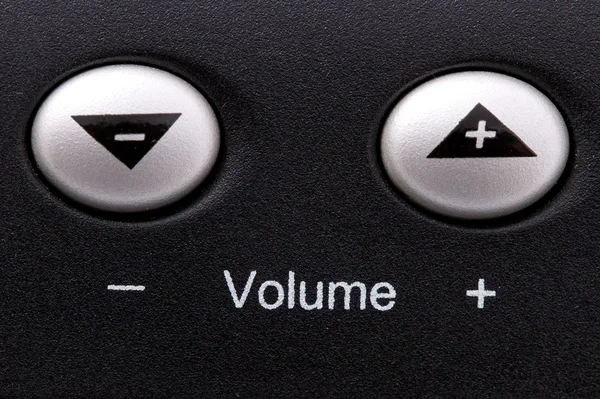 Volume adjustment buttons — Stock Photo, Image