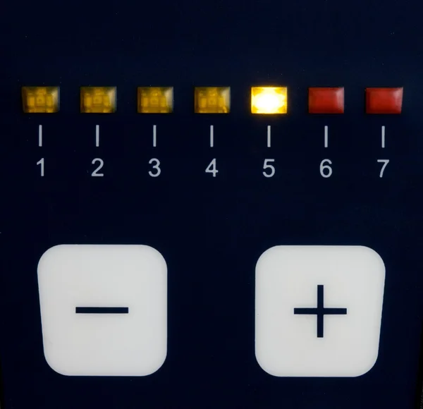电源控制按钮 — 图库照片