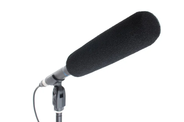 Mikrofon mit Windschutzscheibe — Stockfoto