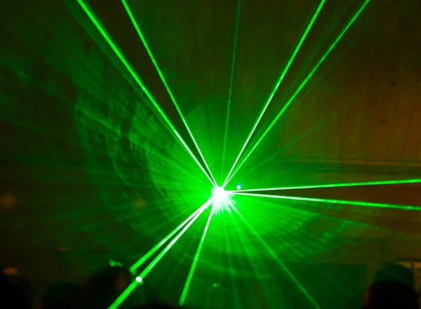 Laser lights in the night club — Stock Photo, Image