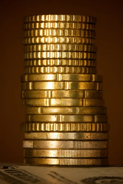 Kolumna pieniądza Złotego — Zdjęcie stockowe