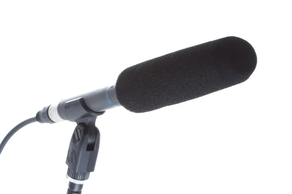 Mikrofon mit Windschutzscheibe — Stockfoto