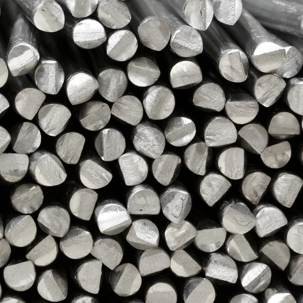 Bastoni grezzi in alluminio — Foto Stock
