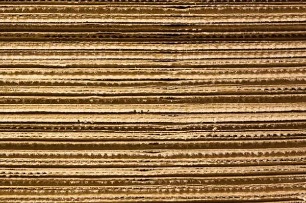 Corrugated stacked cardboard — Stock Photo, Image