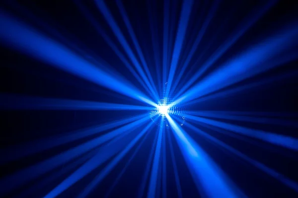 Disco ball with rays in haze — Stock Photo, Image