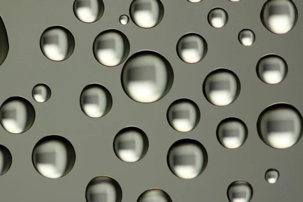 Gotas de prata — Fotografia de Stock