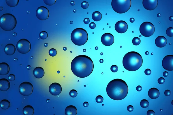 Abstrakt blå droppar — Stockfoto