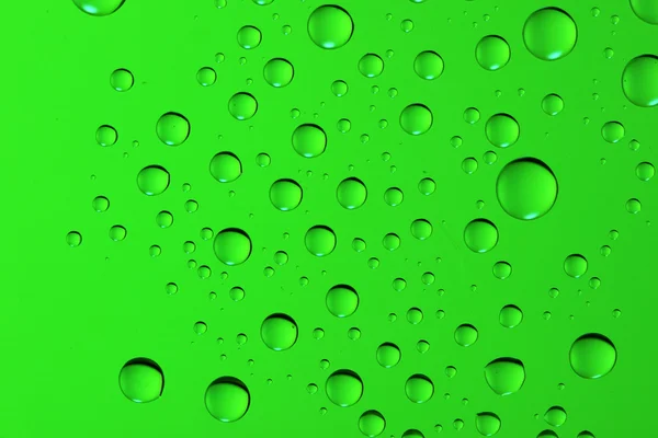 Magia zielony krople — Zdjęcie stockowe