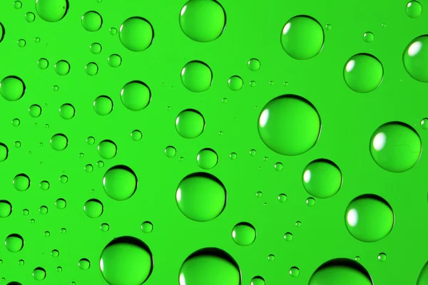 Gotas verdes mágicas — Fotografia de Stock