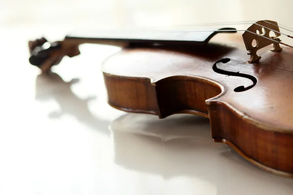 Parte de um violino antigo — Fotografia de Stock