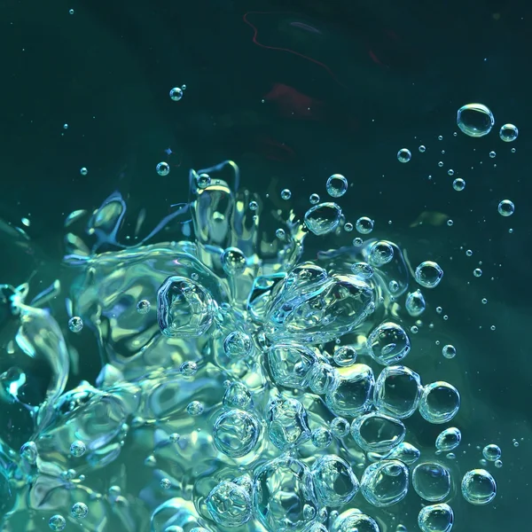 Бульбашки під водою — стокове фото