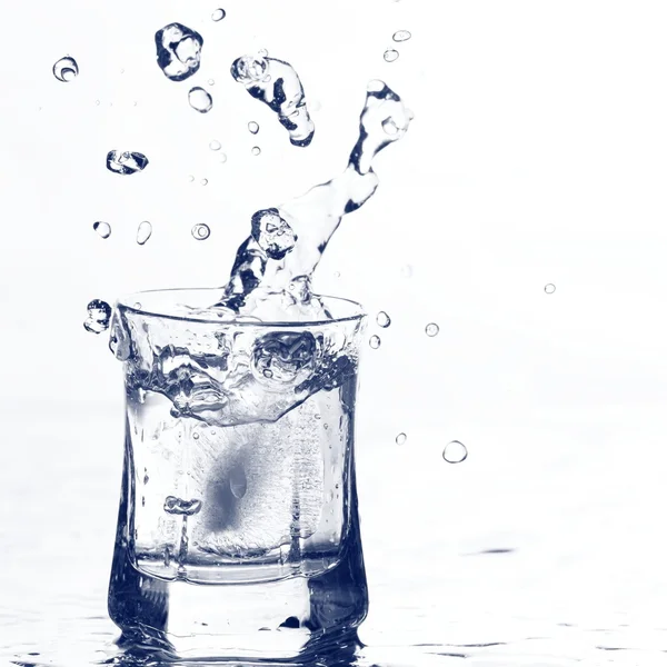 Votka splash — Stok fotoğraf