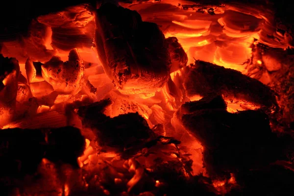 Charcoal fire — Stock Photo, Image
