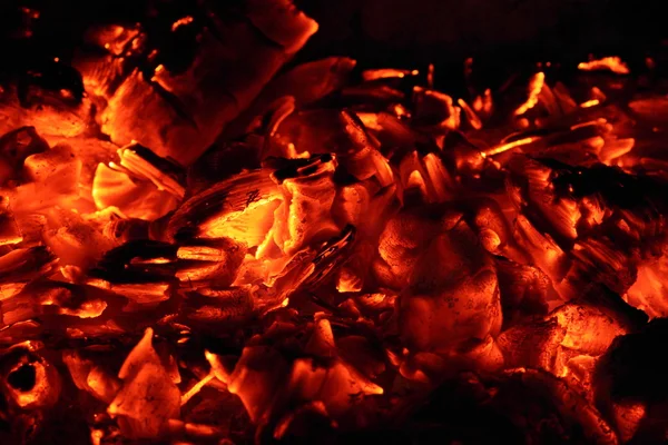 Uhlí oheň — Stock fotografie