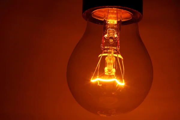 Bulb lampa närbild — Stockfoto